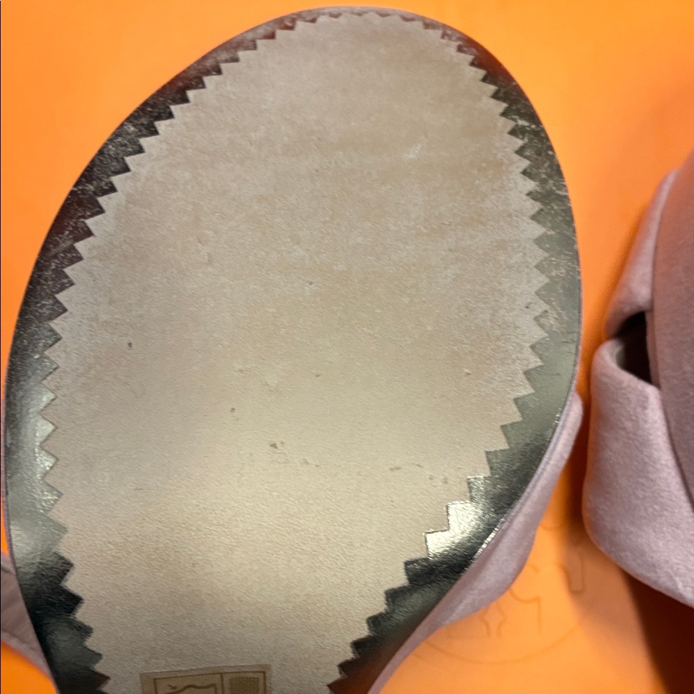 Tory Burch ballet pink Loretta 115mm platform sandal velvet. Size 9.5 - Picture 10 of 13